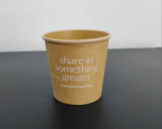 Grace Farms 4oz. Kraft Sample Cup Case of 2000