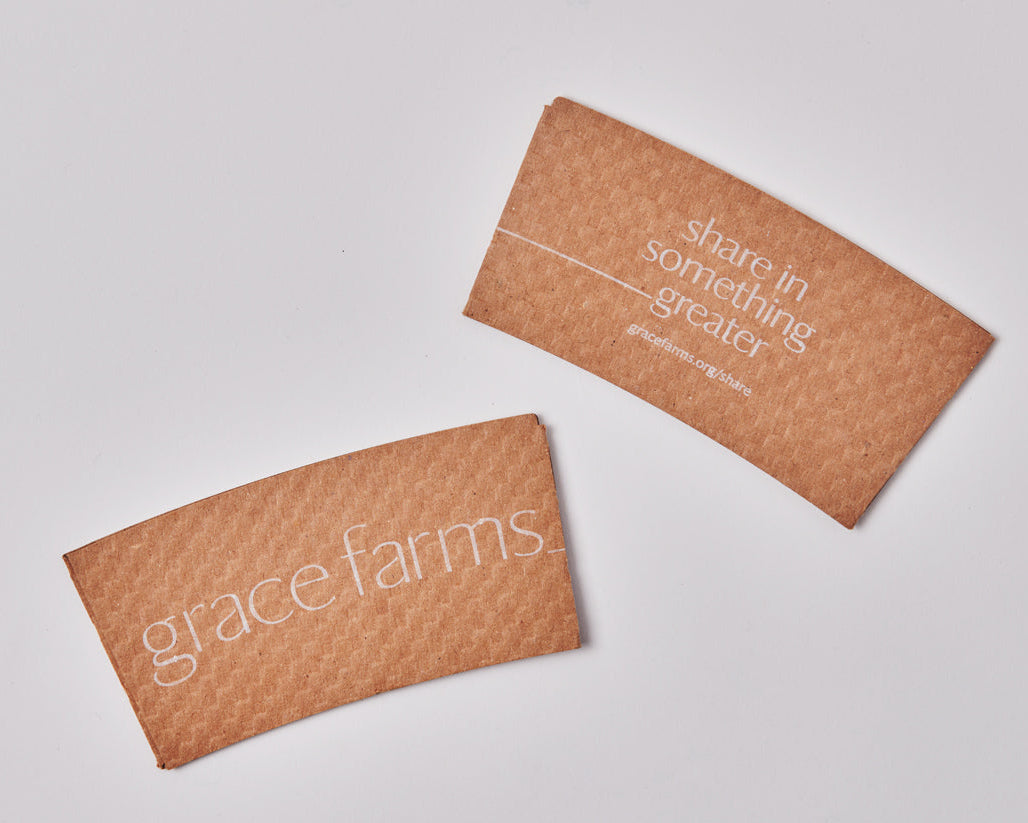 Grace Farms Hot Cup Sleeves