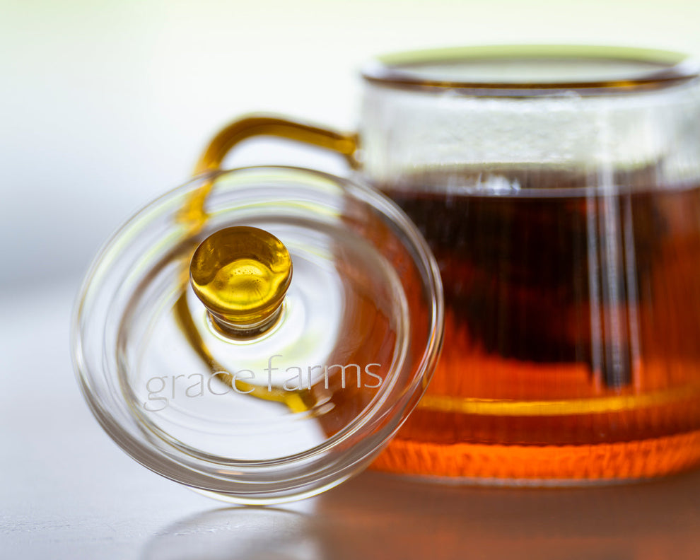 Grace Farms Tea Pot & Glasses – Grace Farms Tea & Coffee B2B