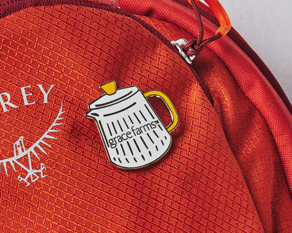 Grace Farms Tea Pot Pin