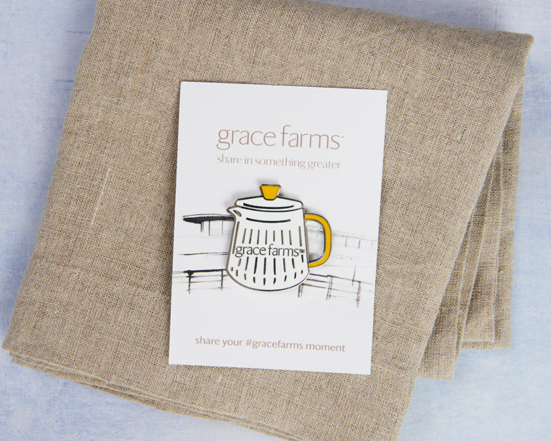 Grace Farms Tea Pot Pin